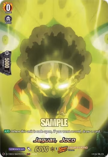 Jaguar, Joco (SKR) (D-TB03/SKR101EN), D-TB03: Shaman King — Vanguard card price