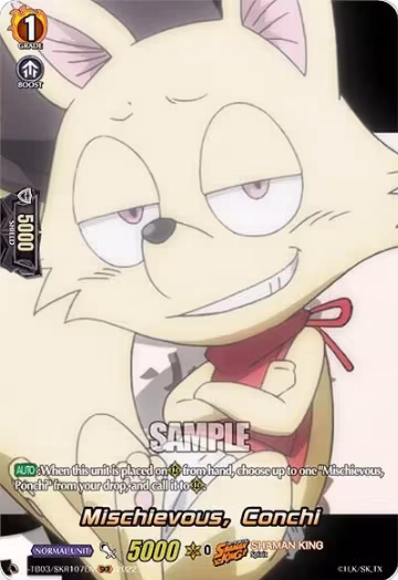 Mischievous, Conchi (SKR) (D-TB03/SKR107EN), D-TB03: Shaman King — Vanguard card price