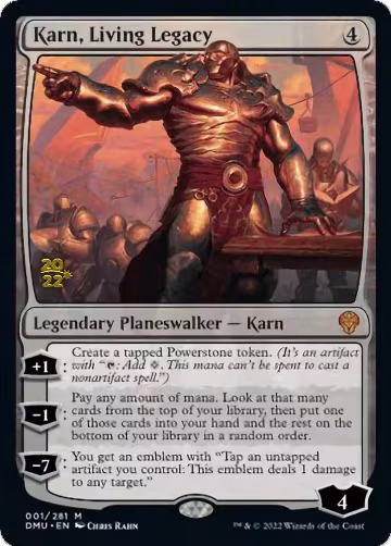Karn, Living Legacy (1), Prerelease Cards — Magic card price