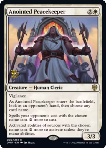 Anointed Peacekeeper (2), Prerelease Cards — Magic card price