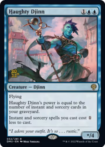 Haughty Djinn (52), Prerelease Cards — Magic card price