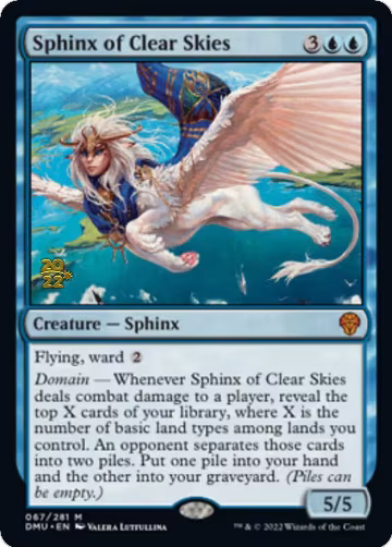 Sphinx of Clear Skies (67), Prerelease Cards — Magic card price