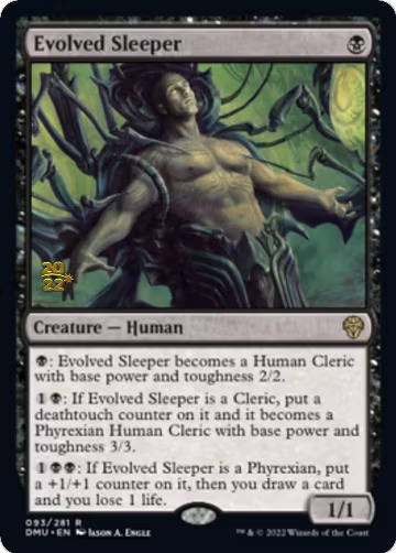 Evolved Sleeper (93), Prerelease Cards — Magic card price