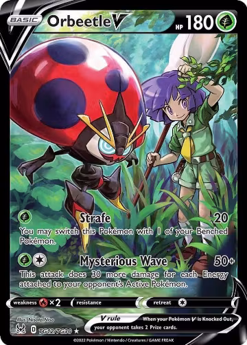 Orbeetle V (TG12/TG30), Lost Origin Trainer Gallery — Pokémon card price
