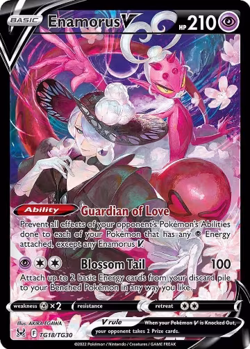 Enamorus V (TG18/TG30), Lost Origin Trainer Gallery — Pokémon card price