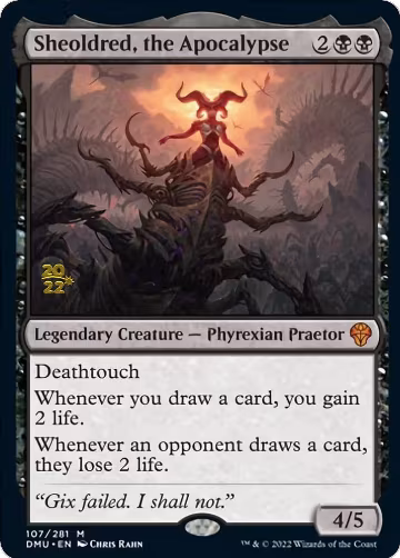 Sheoldred, the Apocalypse (107), Prerelease Cards — Magic card price