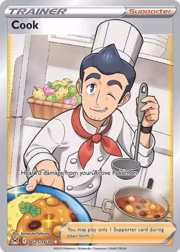 Cook (TG25/TG30), Lost Origin Trainer Gallery — Pokémon card price