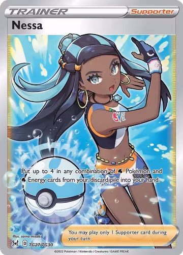 Nessa (TG27/TG30), Lost Origin Trainer Gallery — Pokémon card price
