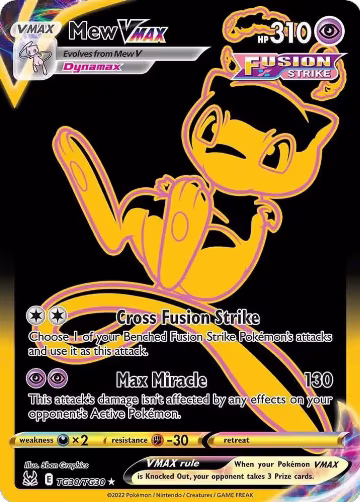 Mew VMAX (Secret) (TG30/TG30), Lost Origin Trainer Gallery — Pokémon card price