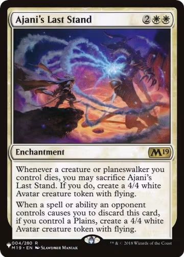 Ajani's Last Stand (004/280), The List Reprints — Magic card price