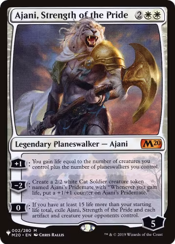 Ajani, Strength of the Pride (002/280), The List Reprints — Magic card price