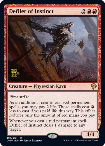 Defiler of Instinct (119), Prerelease Cards — Magic card price