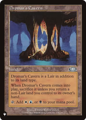 Dromar's Cavern (138/143), The List Reprints — Magic card price