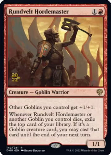Rundvelt Hordemaster (142), Prerelease Cards — Magic card price