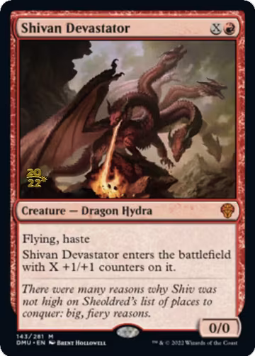 Shivan Devastator (143), Prerelease Cards — Magic card price