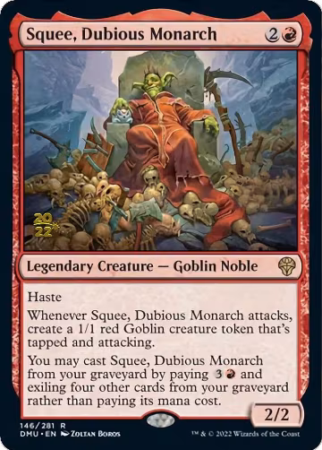 Squee, Dubious Monarch (146), Prerelease Cards — Magic card price