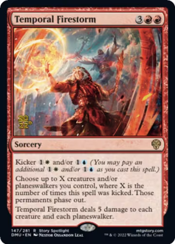 Temporal Firestorm (147), Prerelease Cards — Magic card price