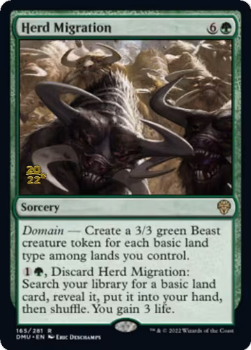 Herd Migration (165), Prerelease Cards — Magic card price