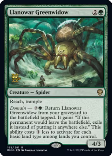 Llanowar Greenwidow (169), Prerelease Cards — Magic card price
