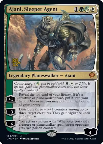 Ajani, Sleeper Agent (192), Prerelease Cards — Magic card price