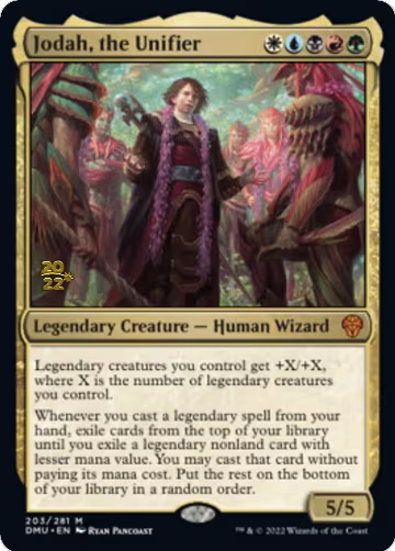 Jodah, the Unifier (203), Prerelease Cards — Magic card price
