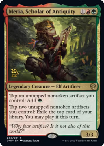 Meria, Scholar of Antiquity (206), Prerelease Cards — Magic card price