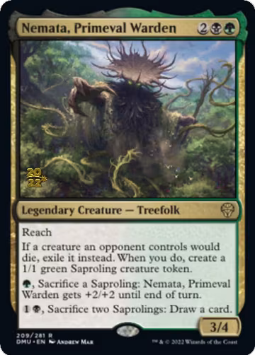 Nemata, Primeval Warden (209), Prerelease Cards — Magic card price