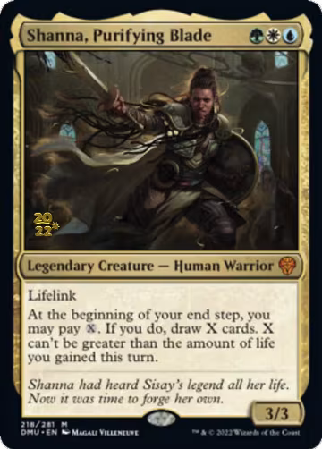 Shanna, Purifying Blade (218), Prerelease Cards — Magic card price