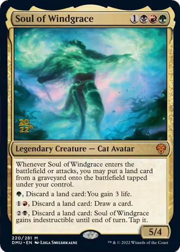 Soul of Windgrace (220), Prerelease Cards — Magic card price