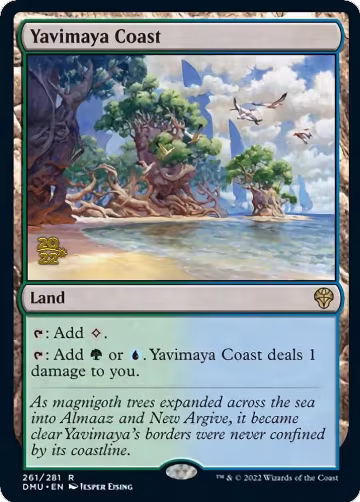 Yavimaya Coast (261), Prerelease Cards — Magic card price