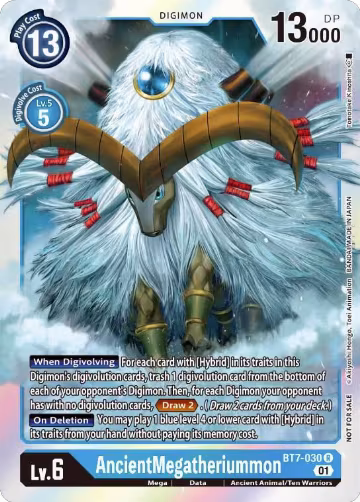 AncientMegatheriummon (Event Pack 3) (BT7-030 R), Next Adventure — Digimon card price
