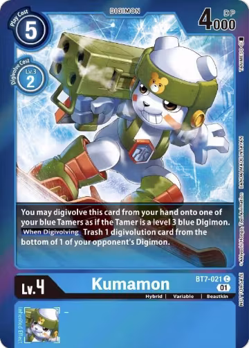 Kumamon (Event Pack 3) (BT7-021 C), Next Adventure — Digimon card price