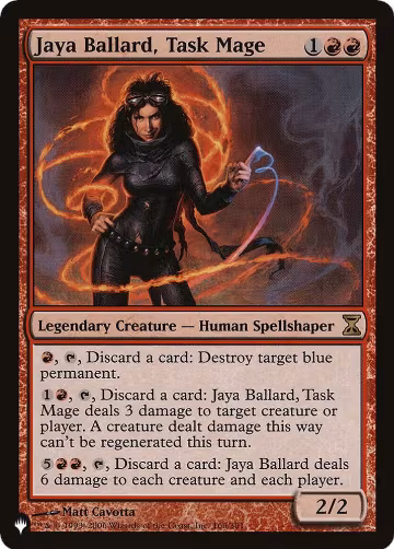 Jaya Ballard, Task Mage (166/301), The List Reprints — Magic card price