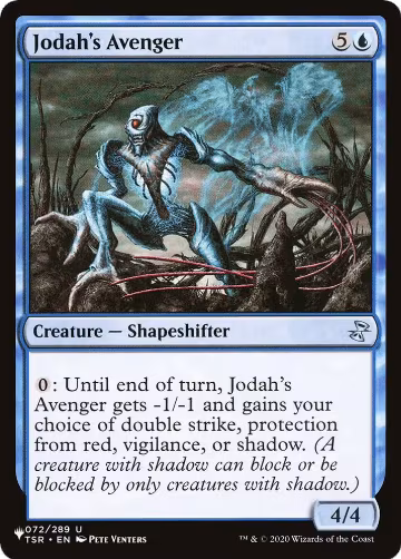 Jodah's Avenger (072/289), The List Reprints — Magic card price