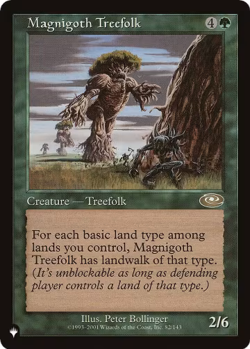Magnigoth Treefolk (82/143), The List Reprints — Magic card price