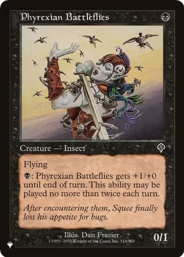 Phyrexian Battleflies (114/350), The List Reprints — Magic card price
