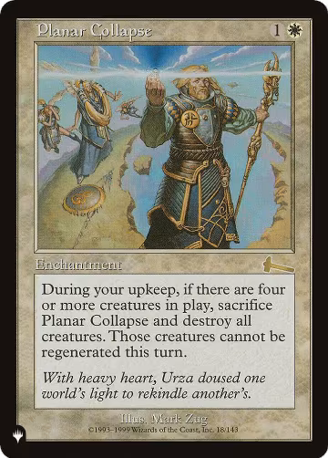 Planar Collapse (18/143), The List Reprints — Magic card price