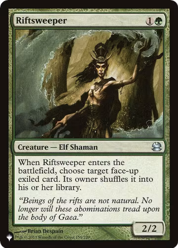Riftsweeper (159/229), The List Reprints — Magic card price