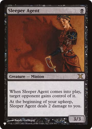 Sleeper Agent (178/383), The List Reprints — Magic card price
