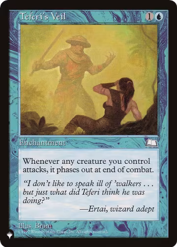 Teferi's Veil, The List Reprints — Magic card price