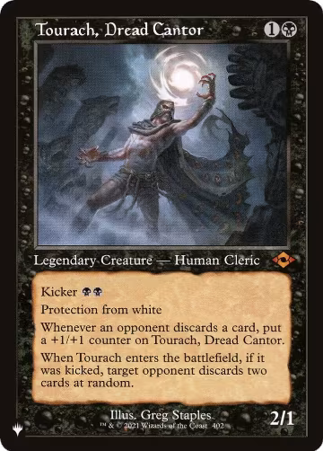 Tourach, Dread Cantor (Retro Frame) (402/303), The List Reprints — Magic card price
