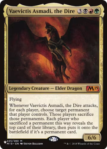 Vaevictis Asmadi, the Dire (225/280), The List Reprints — Magic card price