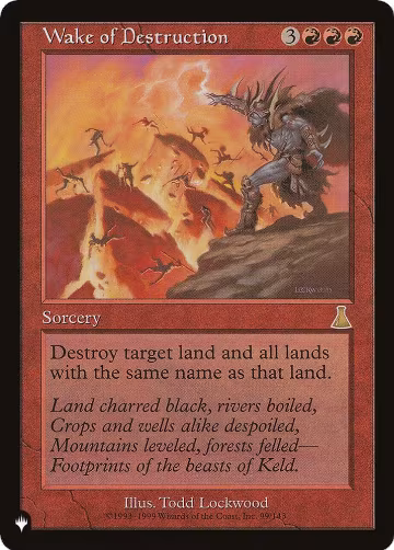Wake of Destruction (99/143), The List Reprints — Magic card price