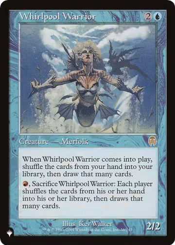 Whirlpool Warrior (36/143), The List Reprints — Magic card price