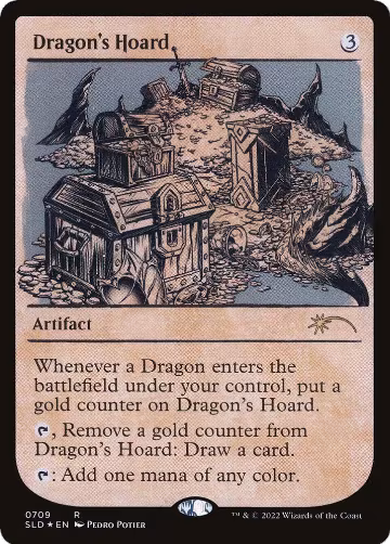 Dragon's Hoard (Showcase) (709), Secret Lair Drop Series — Magic card price
