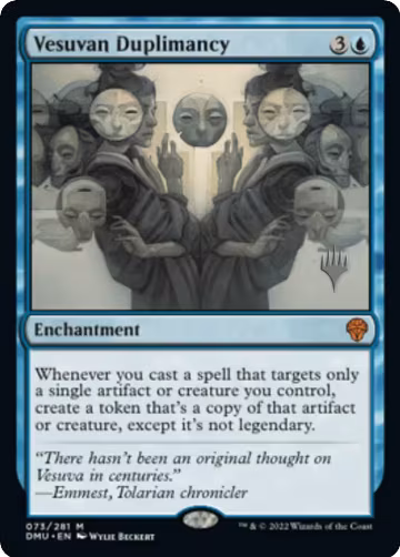Vesuvan Duplimancy (73), Promo Pack: Dominaria United — Magic card price