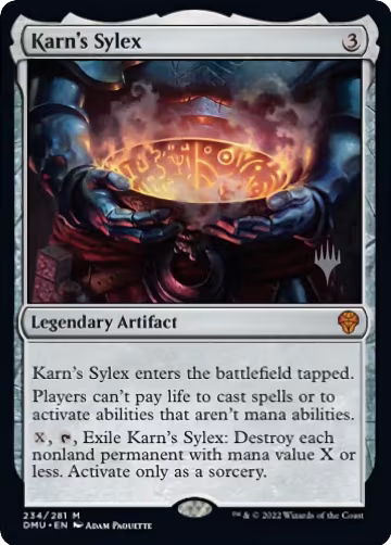 Karn's Sylex (234), Promo Pack: Dominaria United — Magic card price