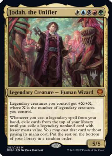 Jodah, the Unifier (203), Promo Pack: Dominaria United — Magic card price