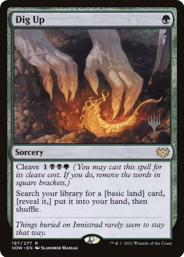 Dig Up (197), Promo Pack: Dominaria United — Magic card price