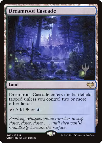 Dreamroot Cascade (262), Promo Pack: Dominaria United — Magic card price